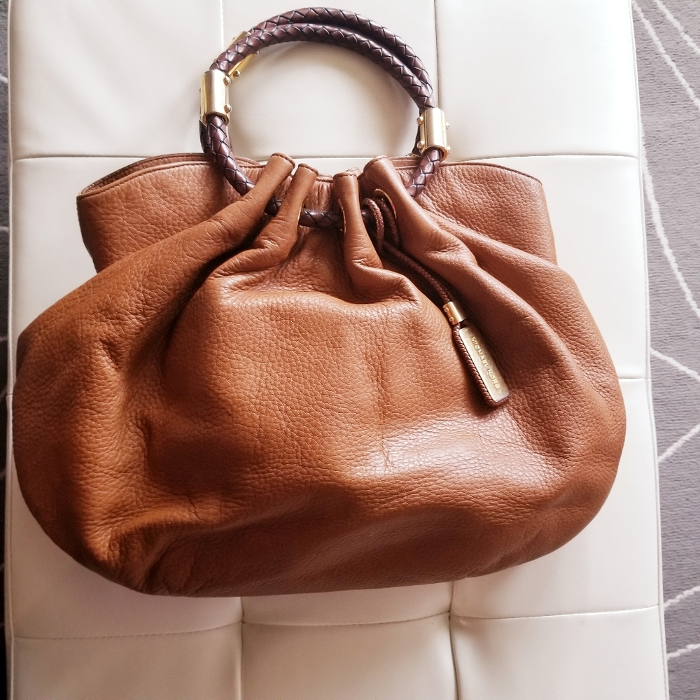 Michael Kors "Skorpios" Pebbled Leather Bag
